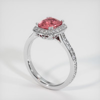 2.05 Ct. Sapphire Ring, 14K White Gold 2