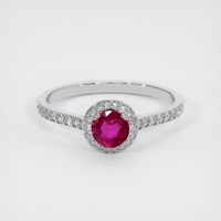 Ruby Ring 0.43 Ct. 14K White Gold Preview