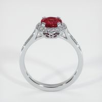 1.49 Ct. Ruby Ring, 14K White Gold 3