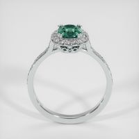 0.88 Ct. Sapphire Ring, 14K White Gold 3
