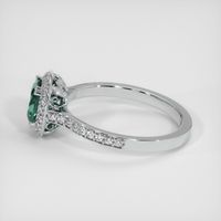 0.88 Ct. Sapphire Ring, 14K White Gold 4