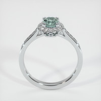 0.89 Ct. Sapphire Ring, 14K White Gold 3