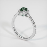 1.01 Ct. Sapphire Ring, 14K White Gold 2