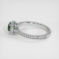 1.01 Ct. Sapphire Ring, 18K White Gold 4