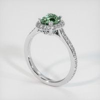 1.82 Ct. Sapphire Ring, 18K White Gold 2