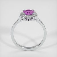 0.68 Ct. Sapphire Ring, 18K White Gold 3