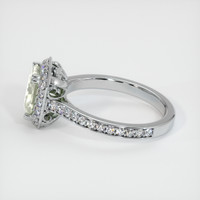 1.64 Ct. Sapphire Ring, 18K White Gold 4