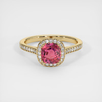 1.34 Ct. Sapphire Ring, 14K Yellow Gold 1