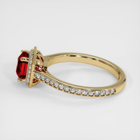 1.65 Ct. Ruby Ring, 14K Yellow Gold 4