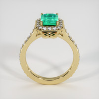 1.76 Ct. Emerald Ring, 18K Yellow Gold 3