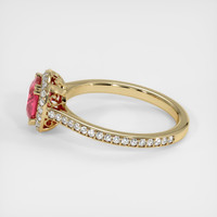 1.34 Ct. Sapphire Ring, 18K Yellow Gold 4
