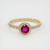 Ruby Ring 0.43 Ct., 18K Yellow Gold Preview