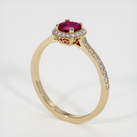 Ruby Ring 0.43 Ct., 18K Yellow Gold Preview