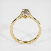 0.41 Ct. Sapphire Ring, 18K Yellow Gold 3