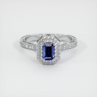 0.89 Ct. Sapphire Ring, Platinum 950 1