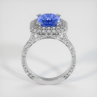 3.66 Ct. Blue Sapphire Ring, Platinum 950 3
