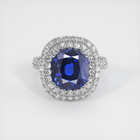 5.69 Ct. Sapphire Ring, Platinum 950 1