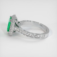 1.33 Ct. Emerald Ring, Platinum 950 4