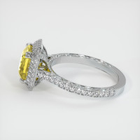 2.09 Ct. Yellow Sapphire Ring, Platinum 950 4