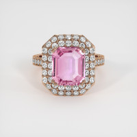 3.08 Ct. Sapphire Ring, 14K Rose Gold 1