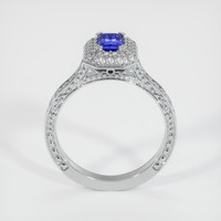 0.89 Ct. Sapphire Ring, 14K White Gold 3