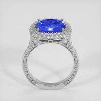 4.98 Ct. Blue Sapphire Ring, 14K White Gold 3