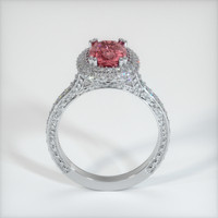 1.96 Ct. Padparadscha Sapphire Ring, 14K White Gold 3