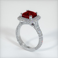 Ruby Ring 3.12 Ct., 14K White Gold Preview