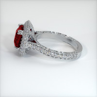 Ruby Ring 3.12 Ct., 14K White Gold Preview