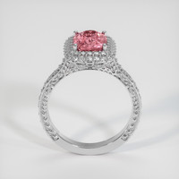 2.06 Ct. Padparadscha Sapphire Ring, 14K White Gold 3