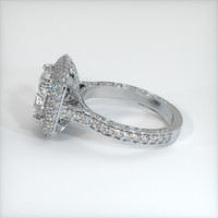 5.98 Ct. White Sapphire Ring, 14K White Gold 4