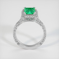 1.33 Ct. Emerald Ring, 18K White Gold 3