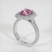 3.06 Ct. Sapphire Ring, 18K White Gold 2