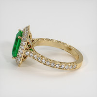 2.55 Ct. Emerald Ring, 18K Yellow Gold 4