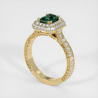 1.14 Ct. Sapphire Ring, 18K Yellow Gold 2