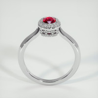 0.89 Ct. Ruby Ring, Platinum 950 3