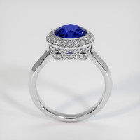 2.80 Ct. Blue Sapphire Ring, Platinum 950 3