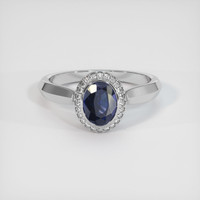 1.63 Ct. Sapphire Ring, Platinum 950 1