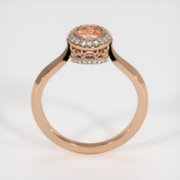 0.75 Ct. Sapphire Ring, 14K Rose Gold 3