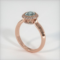 1.66 Ct. Sapphire Ring, 18K Rose Gold 2