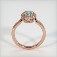 1.66 Ct. Sapphire Ring, 18K Rose Gold 3