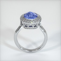 3.09 Ct. Sapphire Ring, 14K White Gold 3