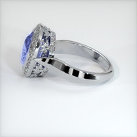3.09 Ct. Sapphire Ring, 14K White Gold 4