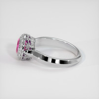 1.67 Ct. Sapphire Ring, 14K White Gold 4