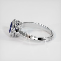 1.63 Ct. Sapphire Ring, 14K White Gold 4