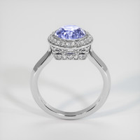 2.13 Ct. Bluish Purple Sapphire Ring, 14K White Gold 3