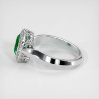 1.16 Ct. Emerald Ring, 18K White Gold 4