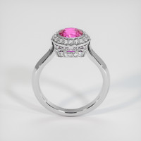 1.67 Ct. Sapphire Ring, 18K White Gold 3