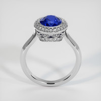 4.04 Ct. Sapphire Ring, 18K White Gold 3