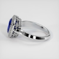 4.04 Ct. Sapphire Ring, 18K White Gold 4
